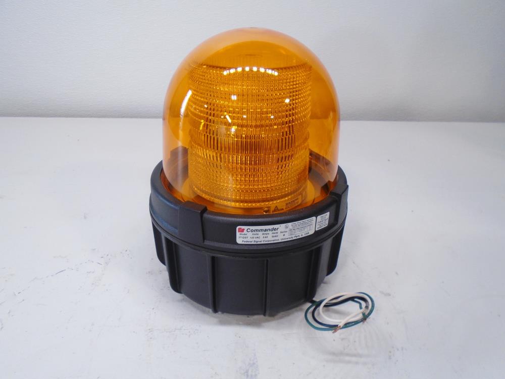 Federal Signal 371DST-120A Commander Double Strobe Haz. Loc. Light, Amber, 120V